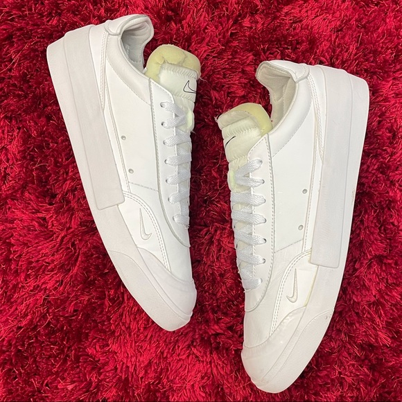 Nike Other - Nike Blazer Drop Type LX Low Classic Shoes 12 Triple White CN6916-100 Skateboard